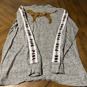 Vs Pink gently worn bling shirt size Xs